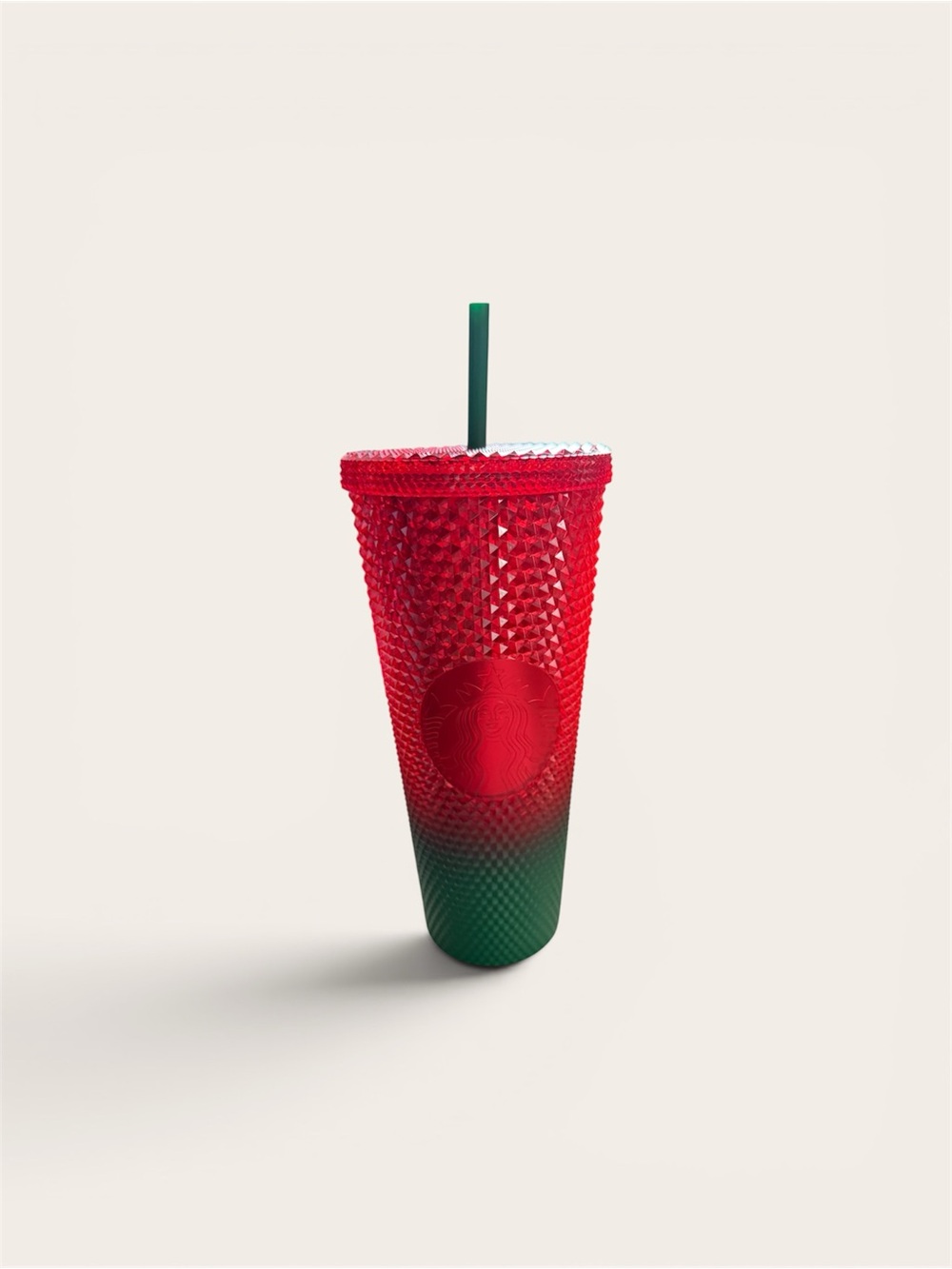 Walt Disney World Starbucks Mickey Mouse Christmas Holiday Tumbler NEW Red Green